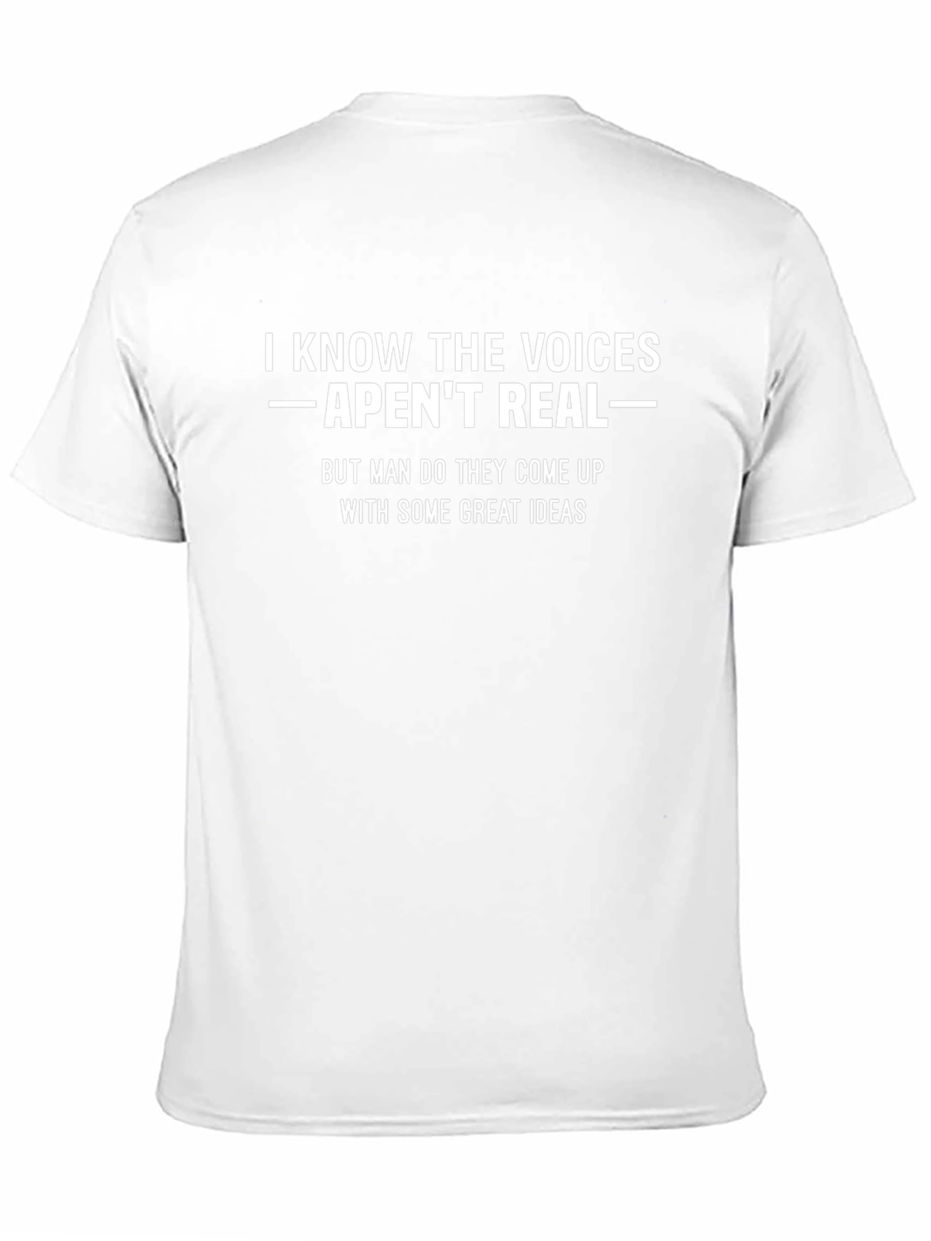 I Know The Voices Funny Graphic Tee