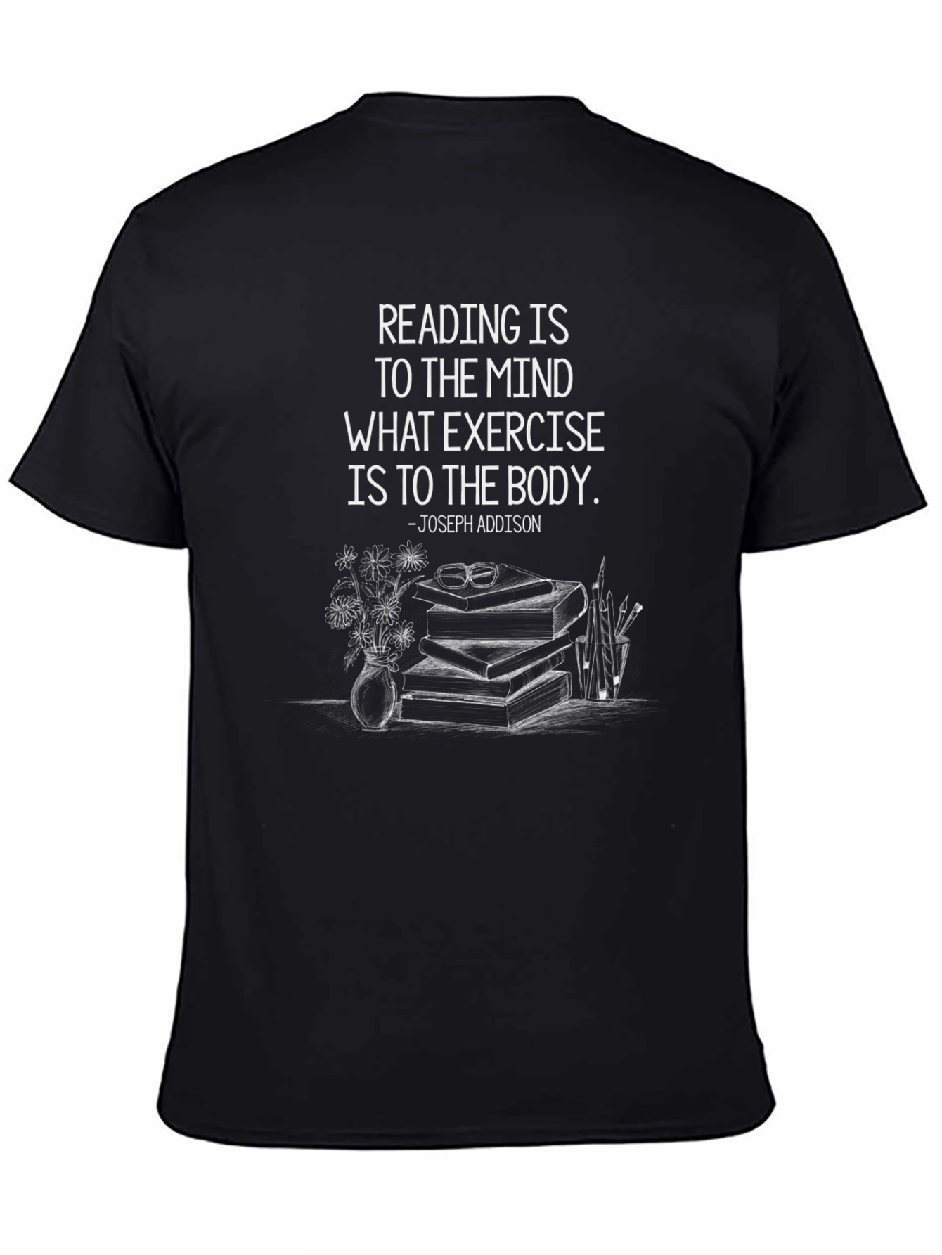 Reading is Exercise T-Shirt - Literary Quote
