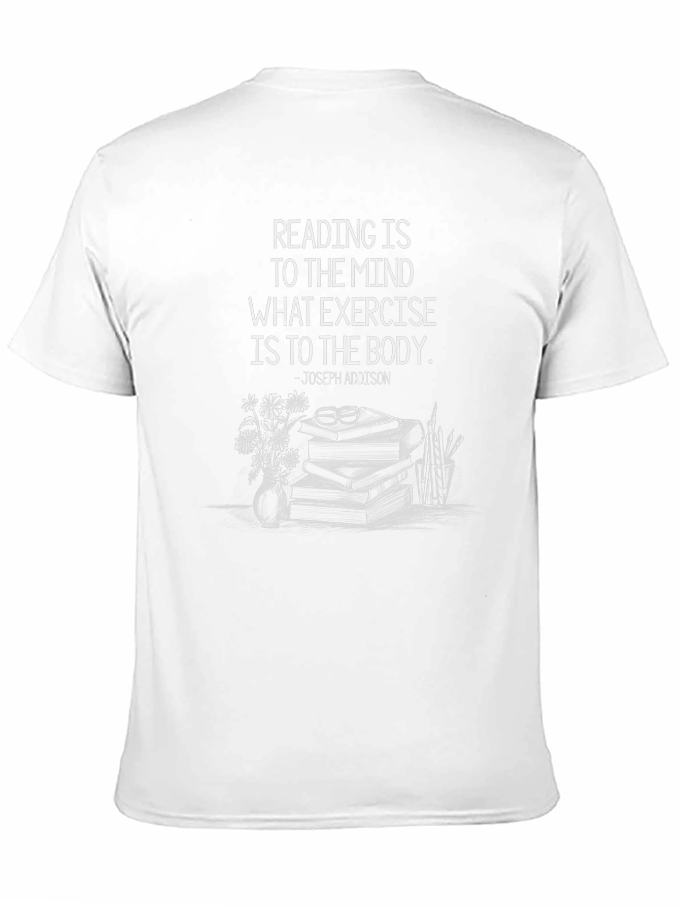 Reading is Exercise T-Shirt - Literary Quote