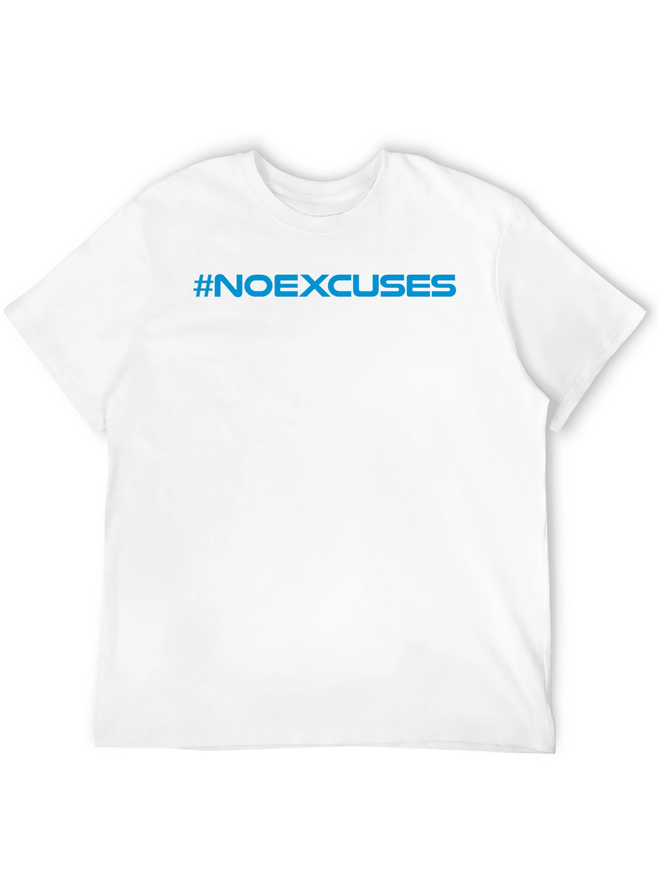 #NoExcuses Black Graphic Tee - Motivational Shirt