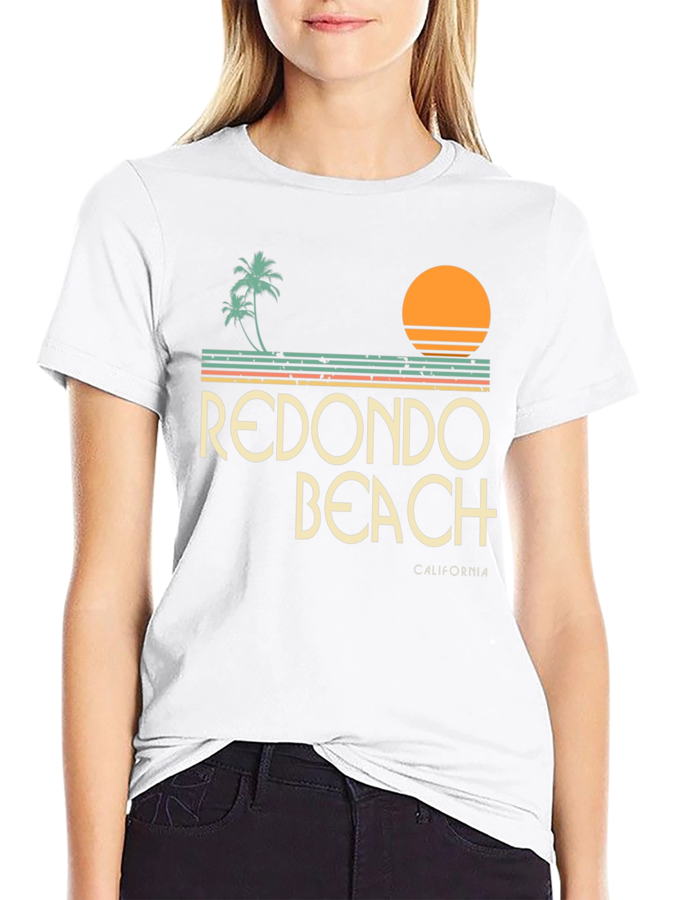 Redondo Beach California Retro T-Shirt