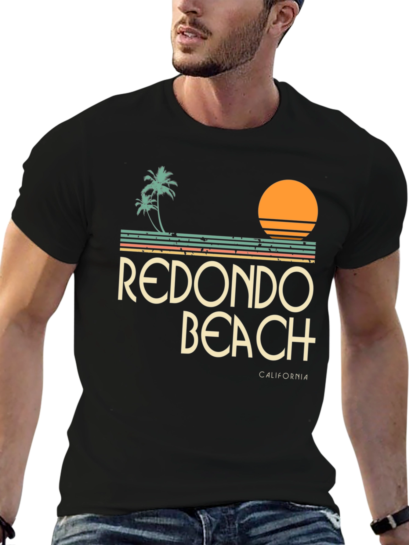 Redondo Beach California Retro T-Shirt