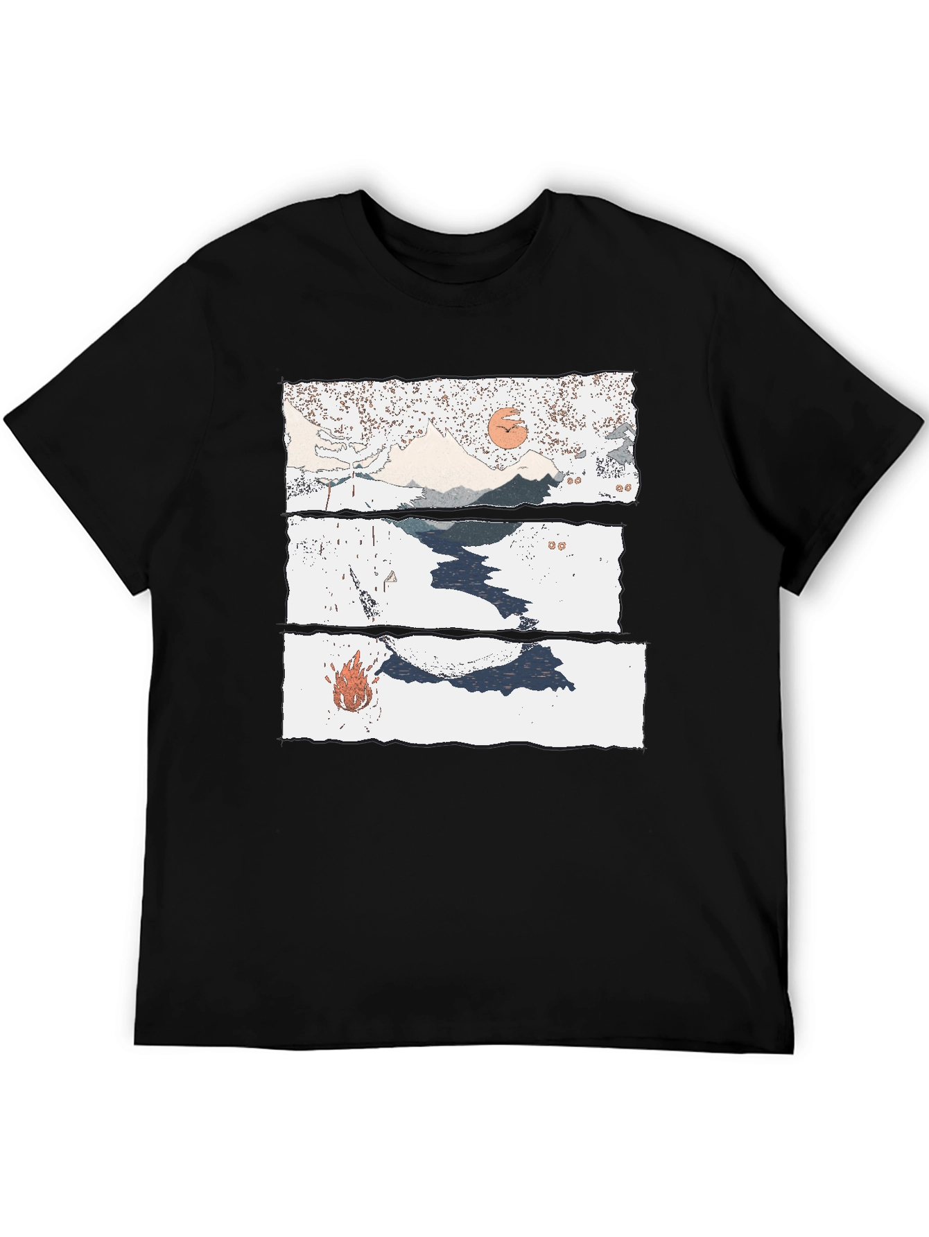 Abstract Landscape Graphic Tee