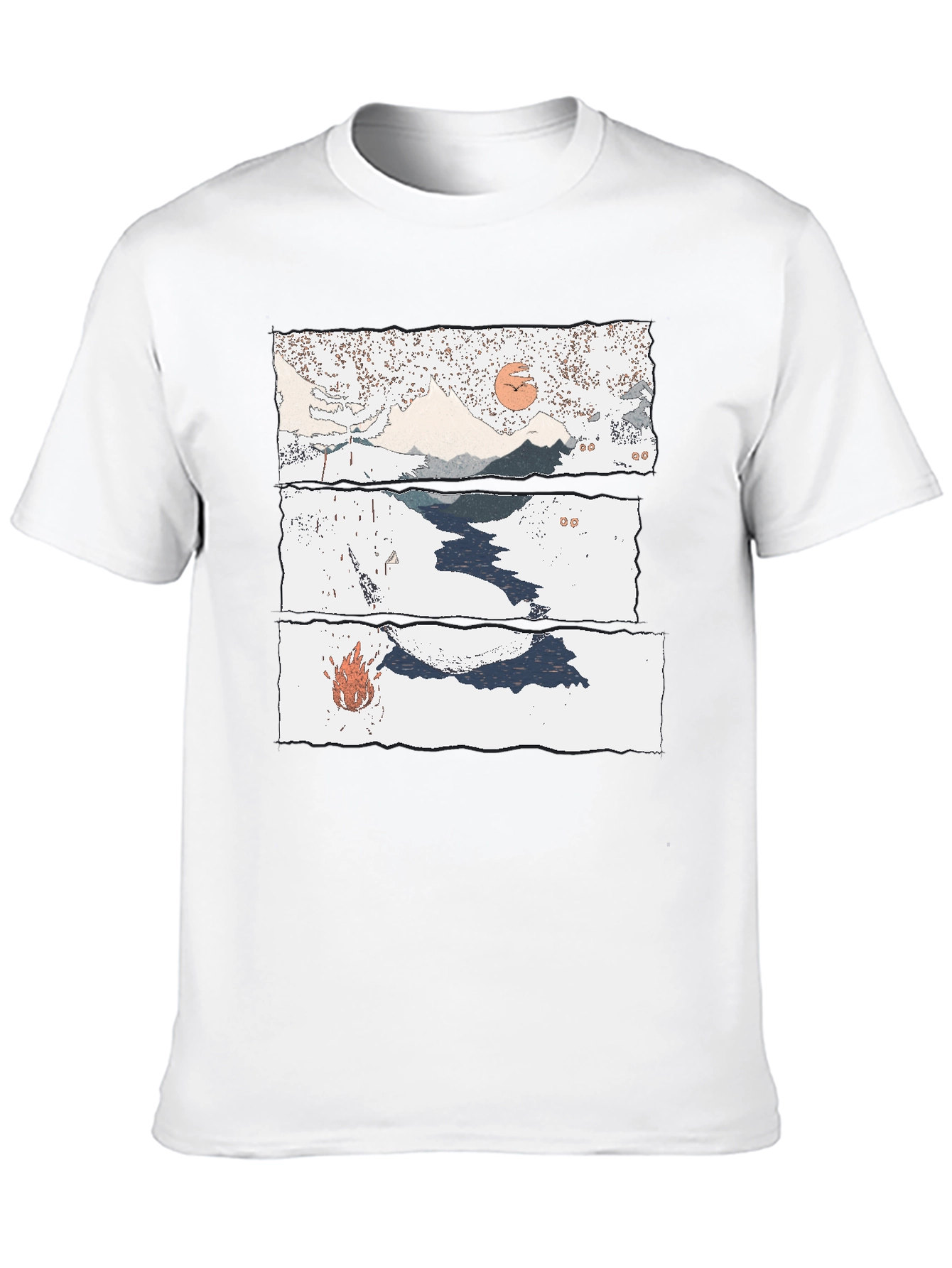 Abstract Landscape Graphic Tee