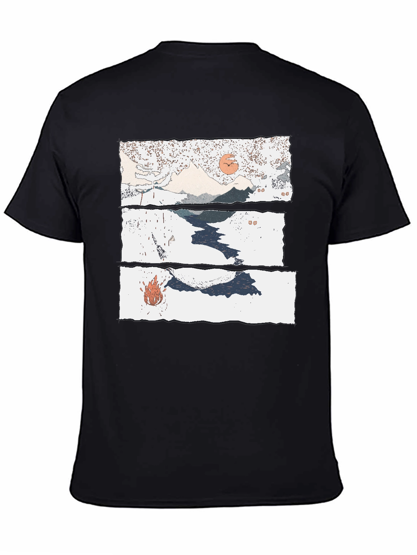 Abstract Landscape Graphic Tee