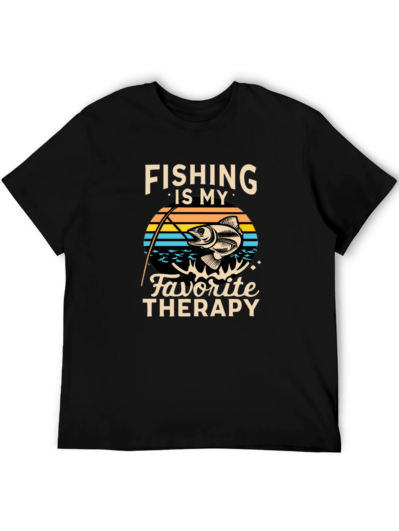 Fishing is My Favorite Therapy T-Shirt