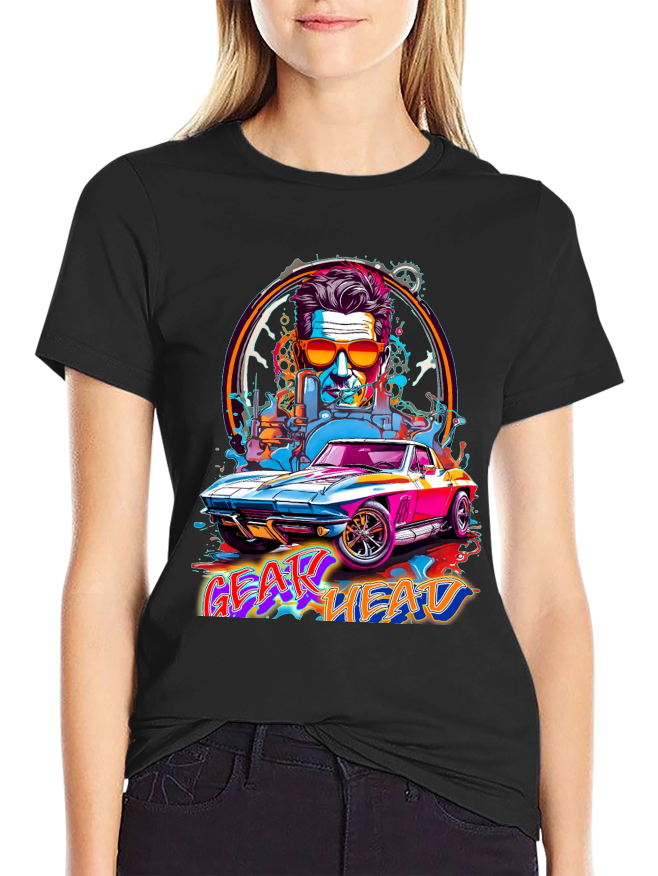 Gear Head Graphic Tee - Car Enthusiast Shirt