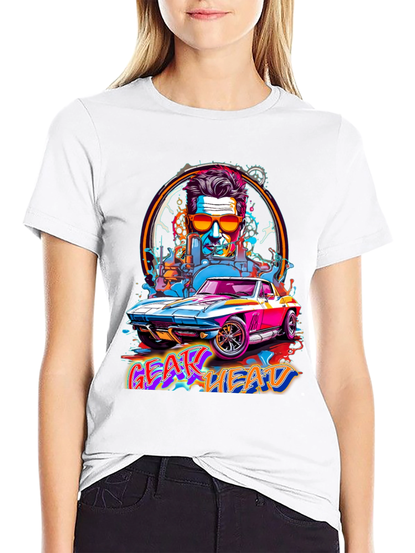 Gear Head Graphic Tee - Car Enthusiast Shirt