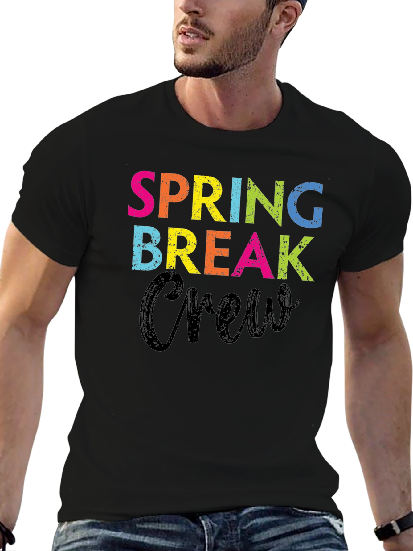 Spring Break Crew Graphic T-Shirt