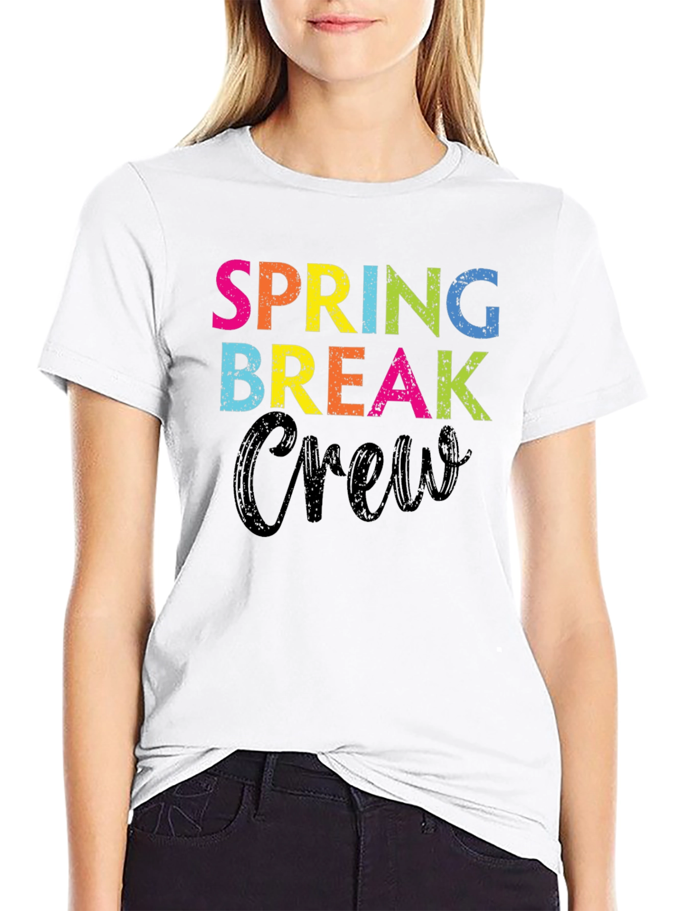Spring Break Crew Graphic T-Shirt