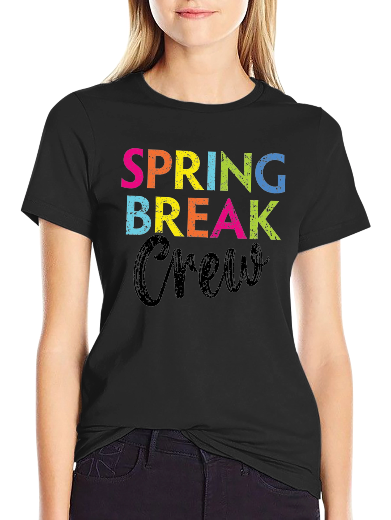 Spring Break Crew Graphic T-Shirt