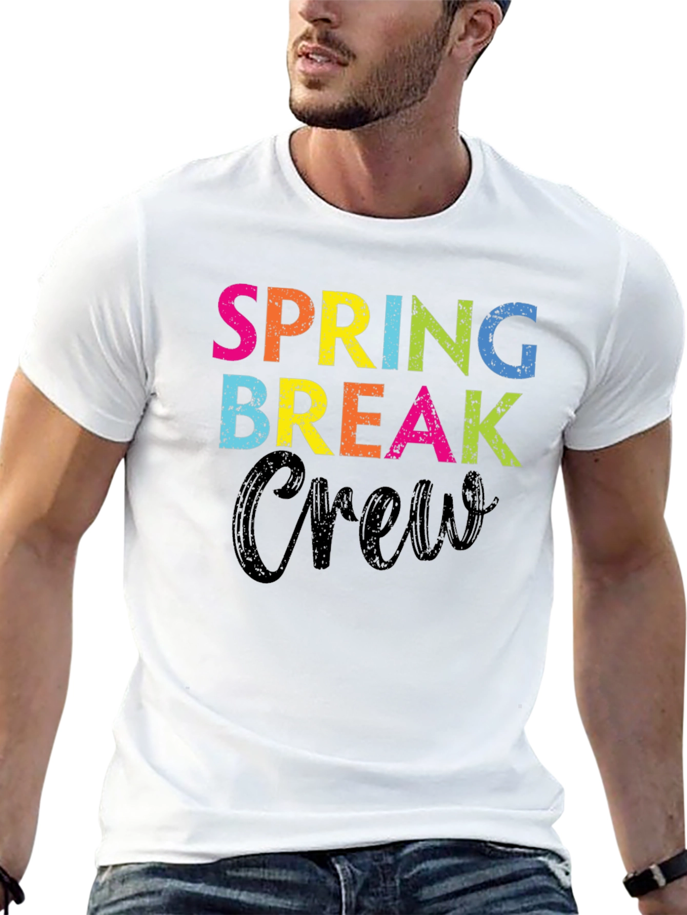 Spring Break Crew Graphic T-Shirt