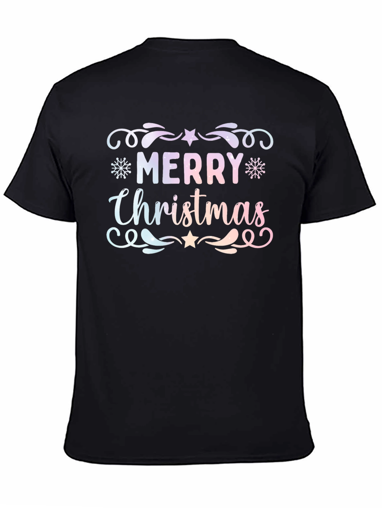 Merry Christmas Graphic Print T-Shirt