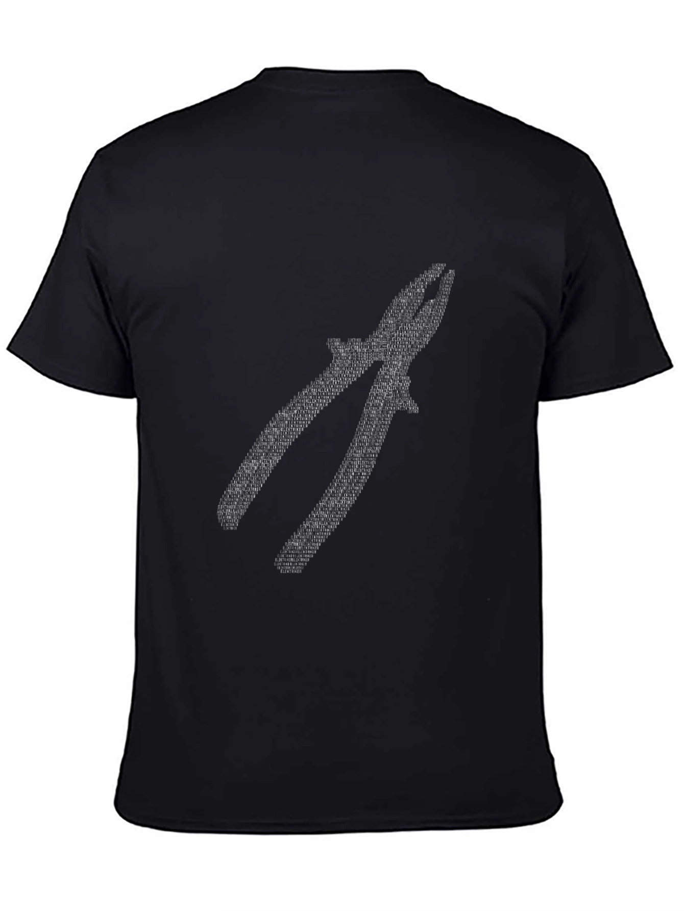 Pliers Graphic Tee - Black Cotton Blend