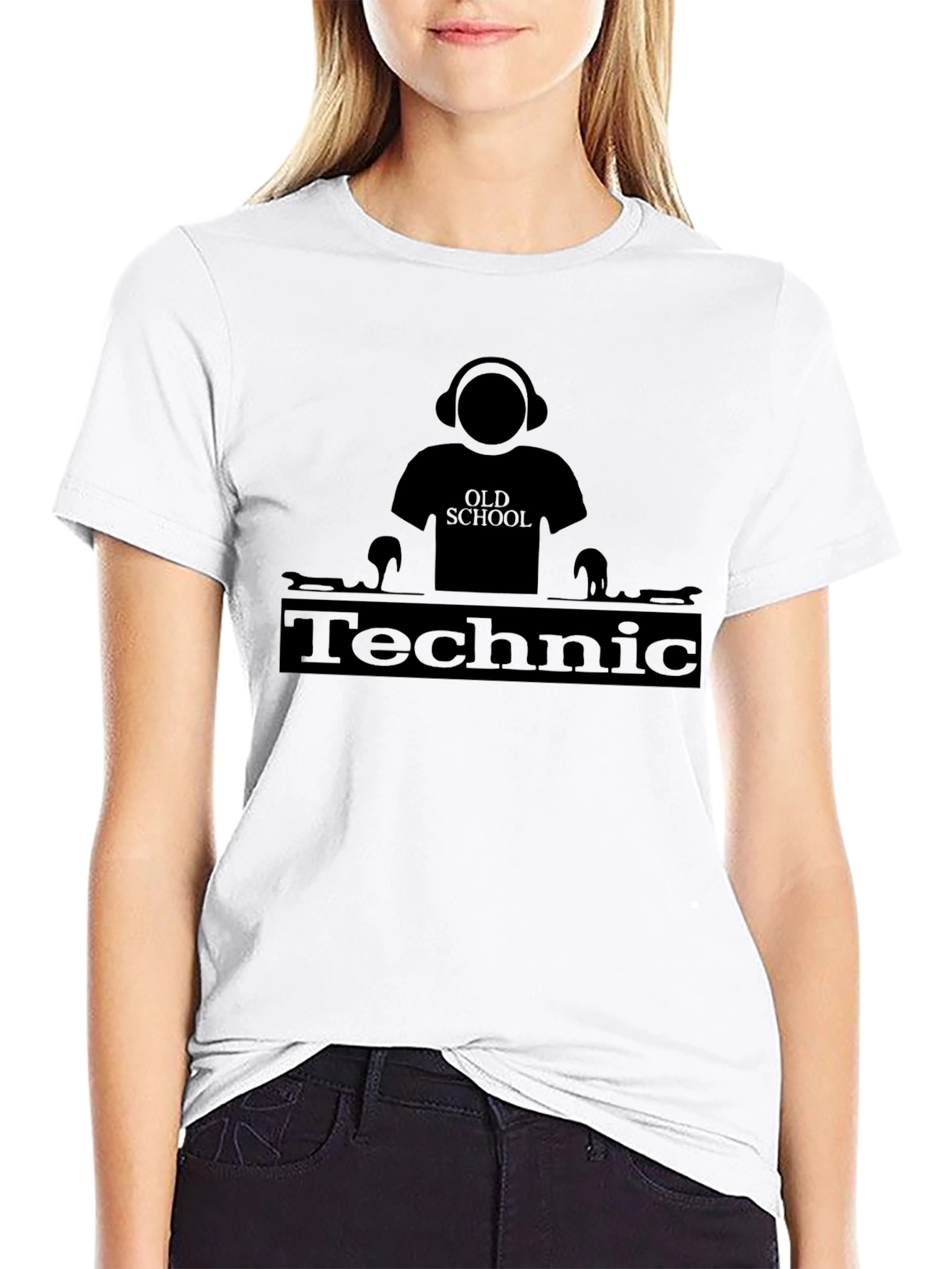 Old School Technic DJ T-Shirt - Music Lover Tee