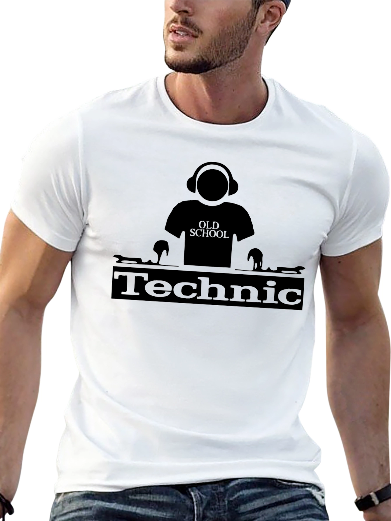 Old School Technic DJ T-Shirt - Music Lover Tee