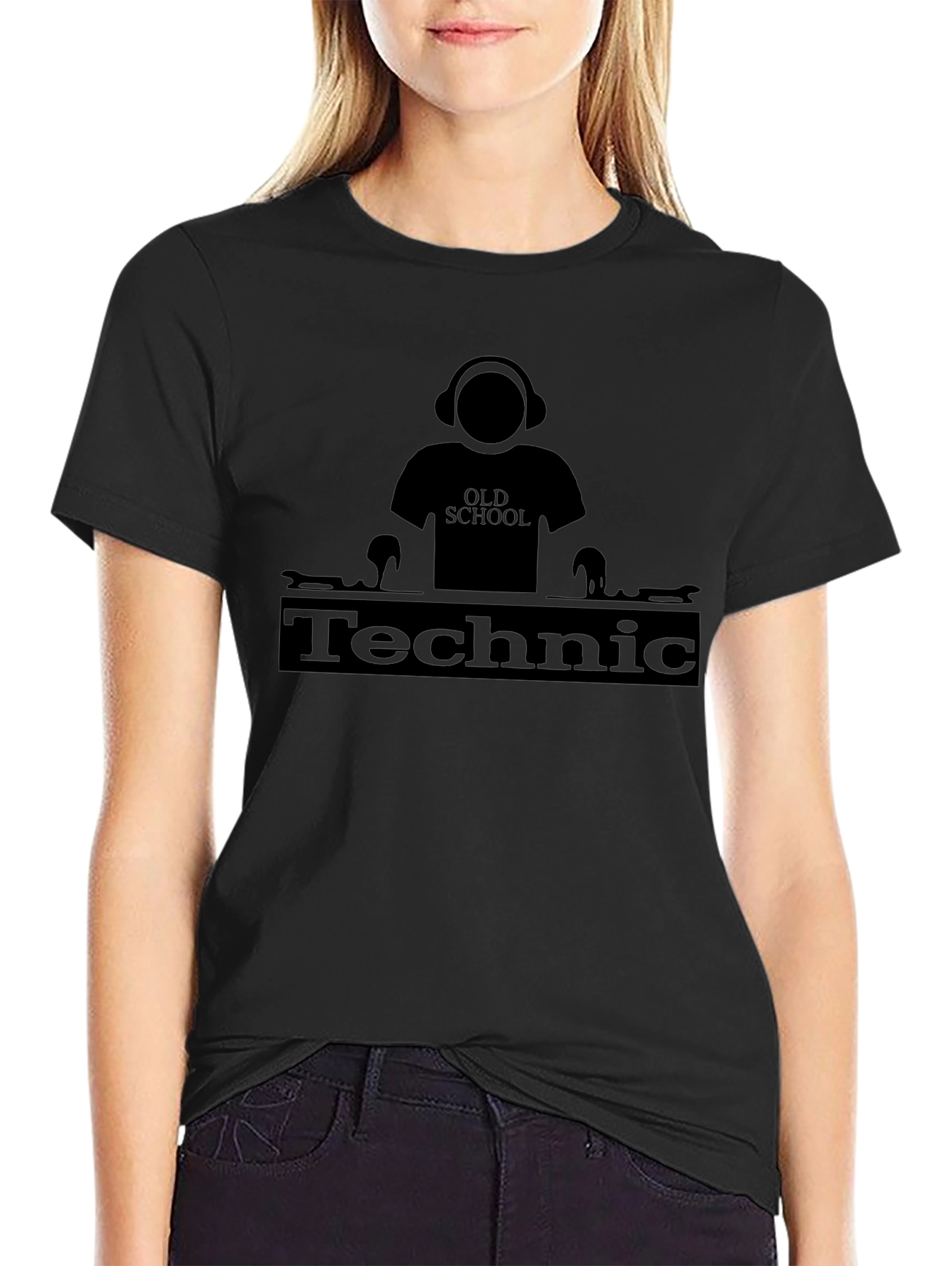 Old School Technic DJ T-Shirt - Music Lover Tee