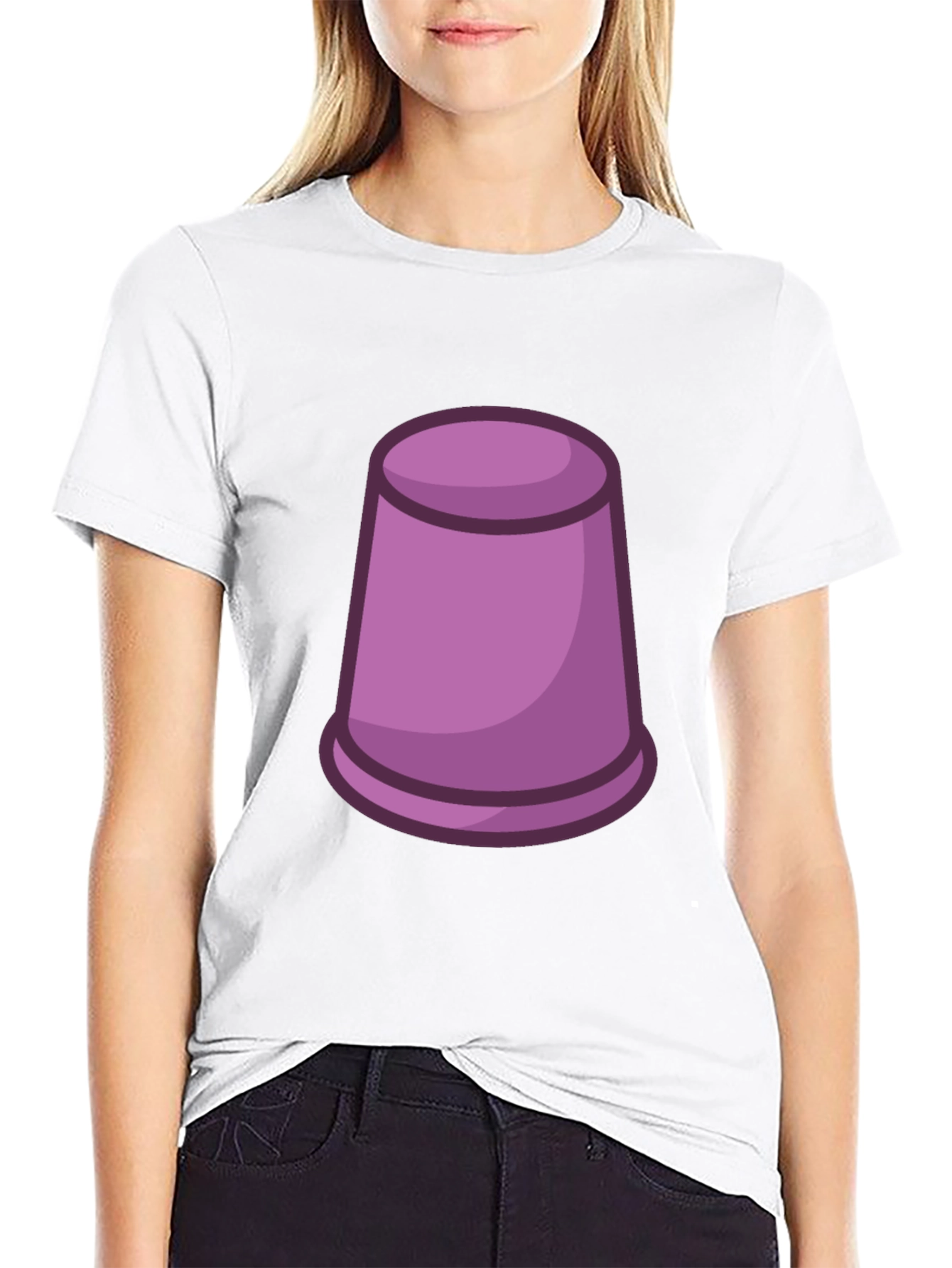 Purple Cup Graphic Tee - Stylish & Unique!