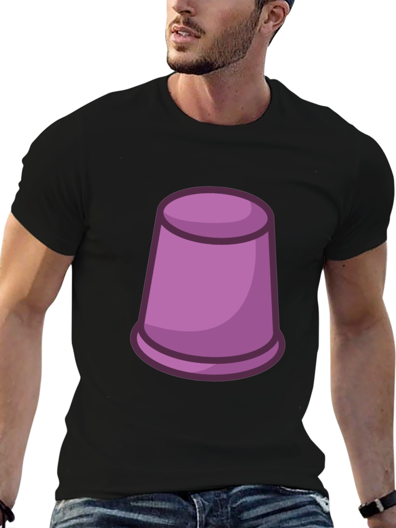 Purple Cup Graphic Tee - Stylish & Unique!