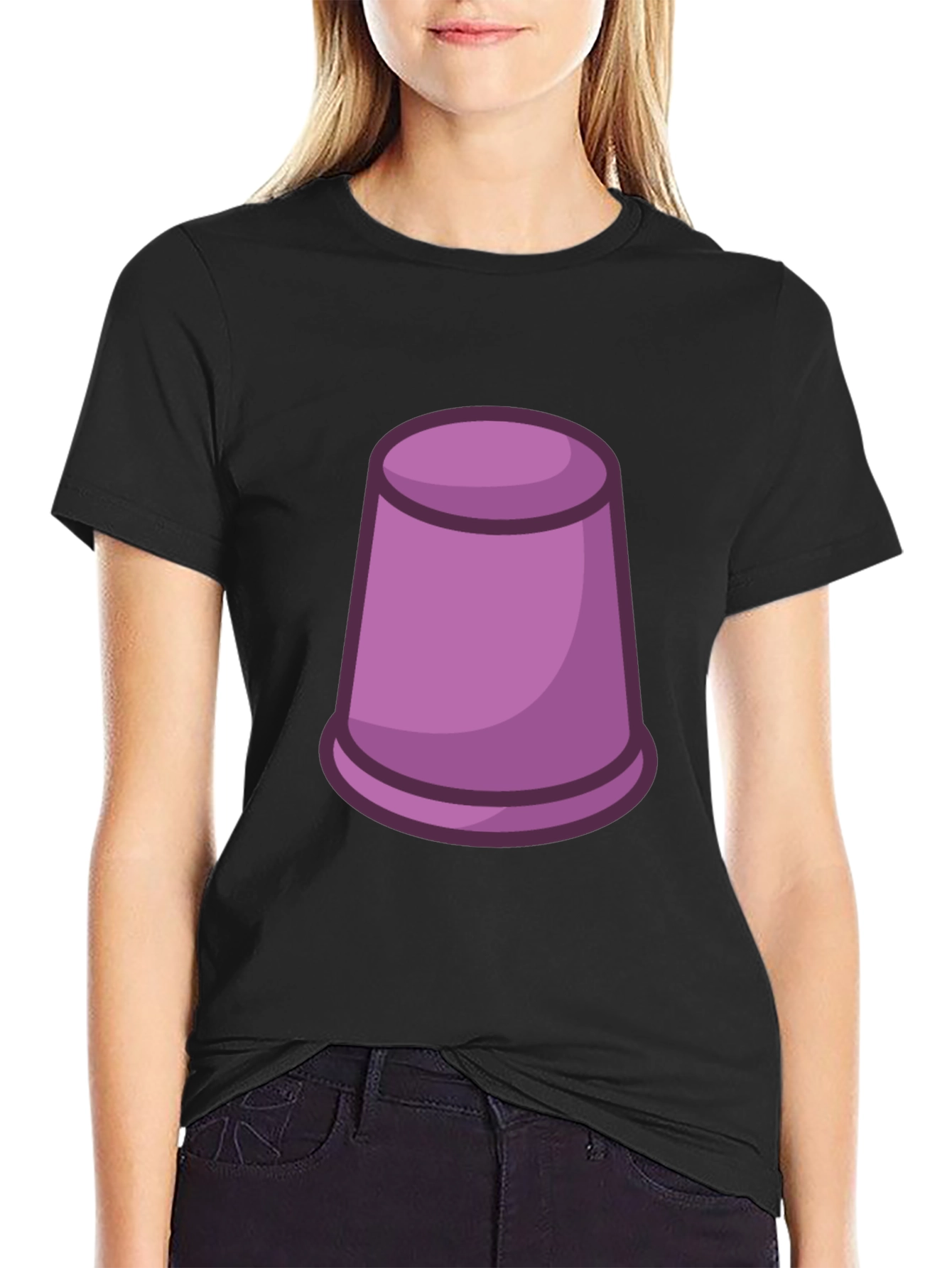Purple Cup Graphic Tee - Stylish & Unique!
