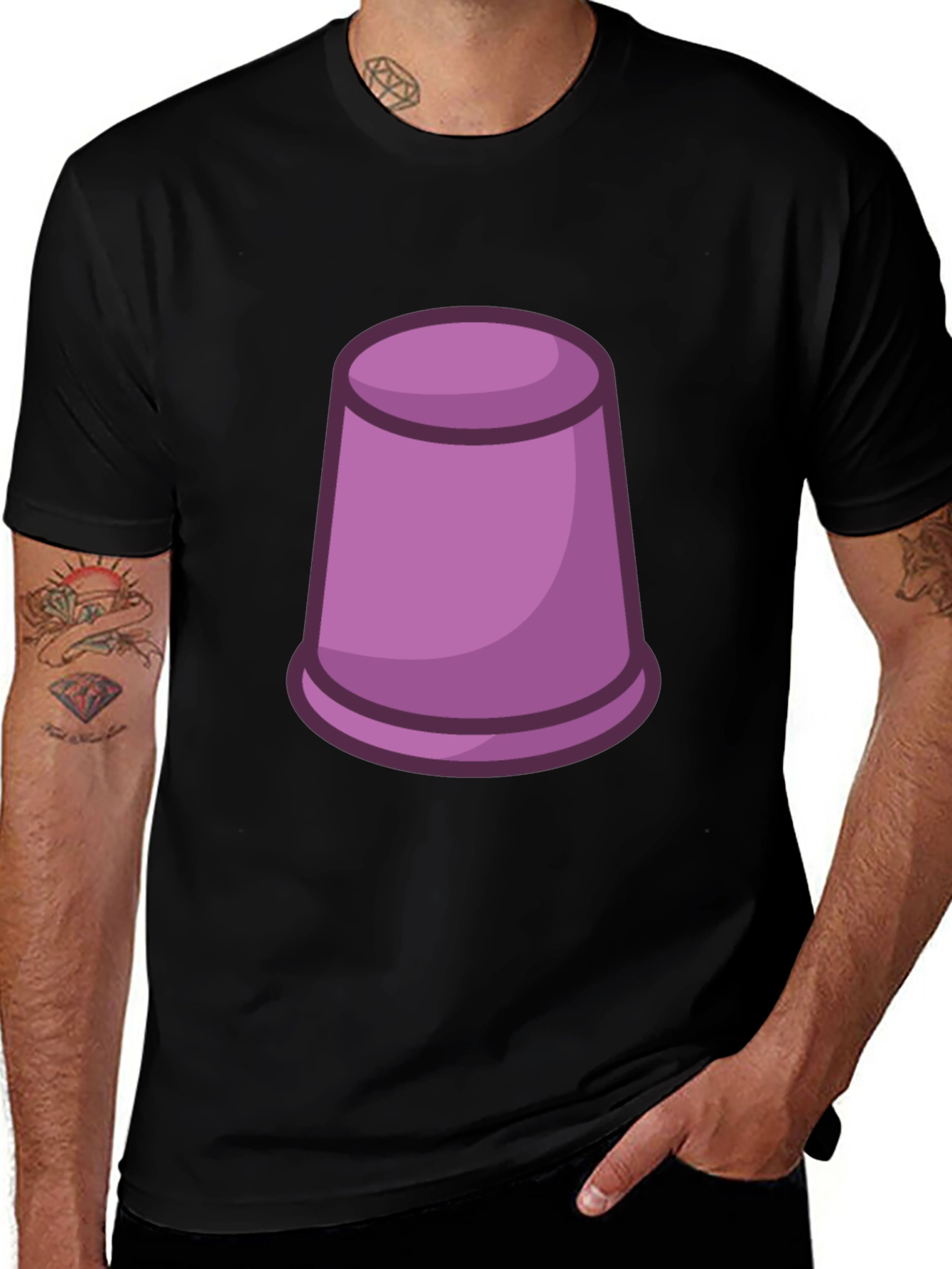 Purple Cup Graphic Tee - Stylish & Unique!