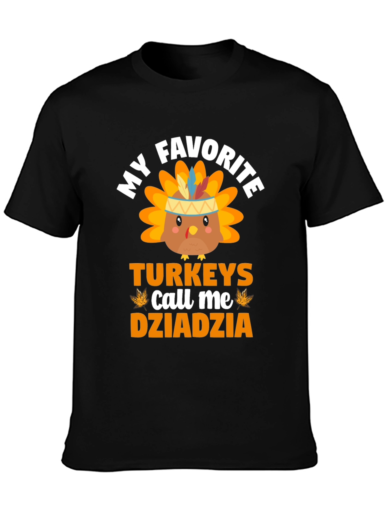 Thanksgiving Dziadzia Turkey T-Shirt