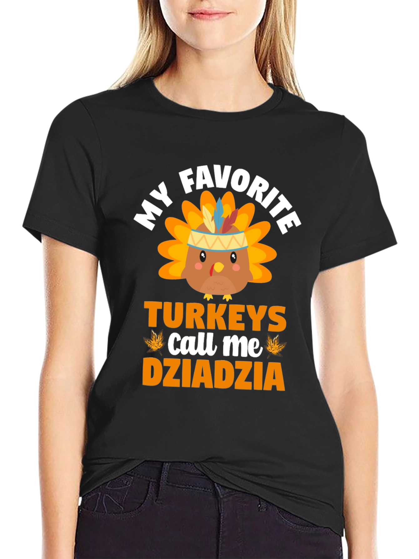 Thanksgiving Dziadzia Turkey T-Shirt