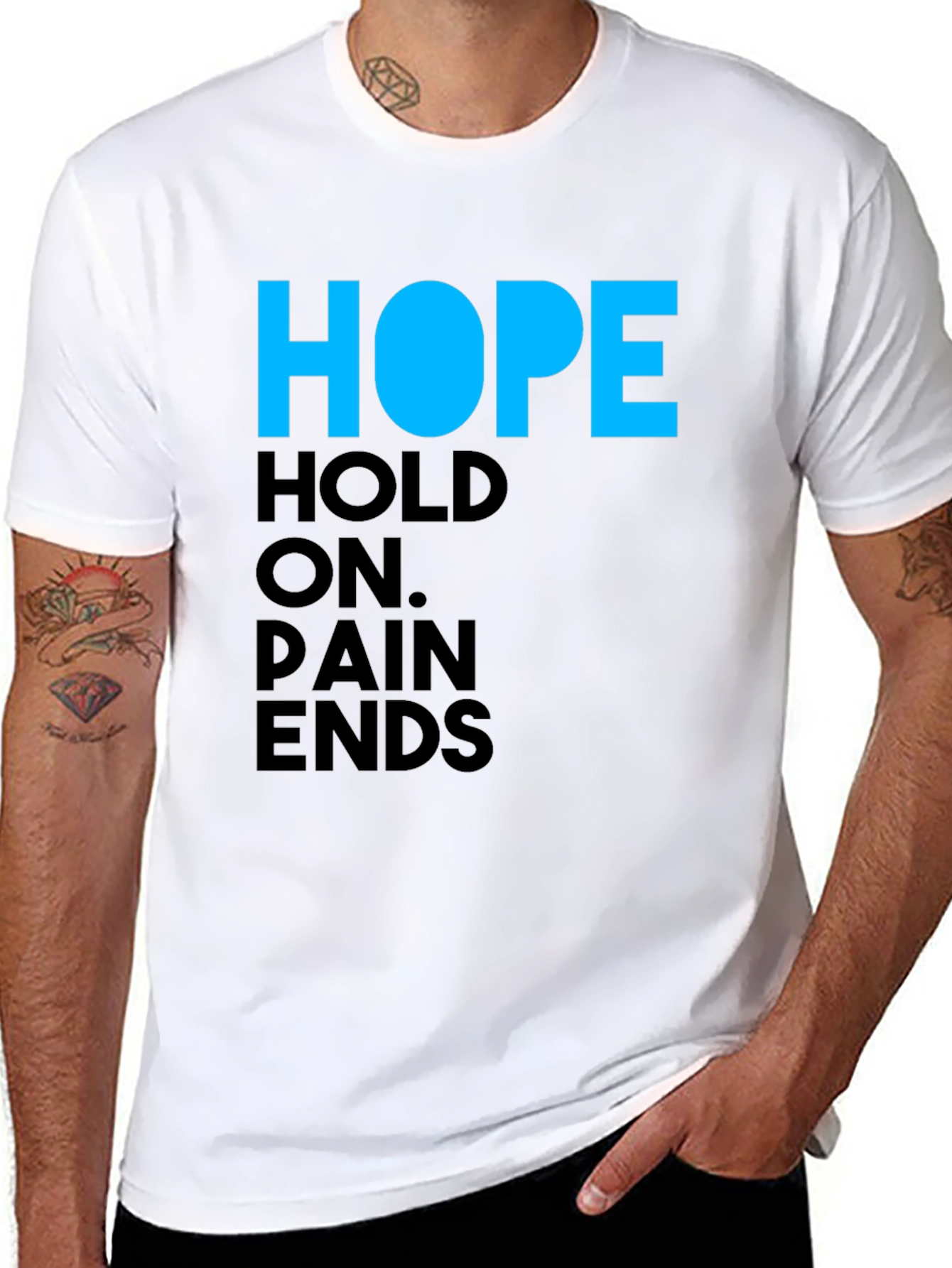 HOPE Hold On Pain Ends Graphic T-Shirt
