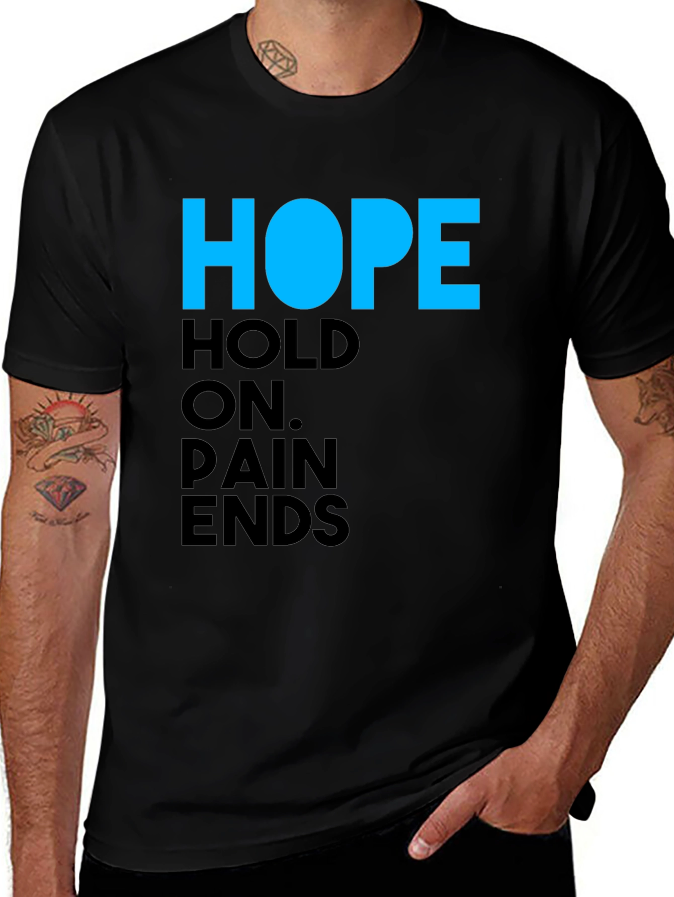 HOPE Hold On Pain Ends Graphic T-Shirt
