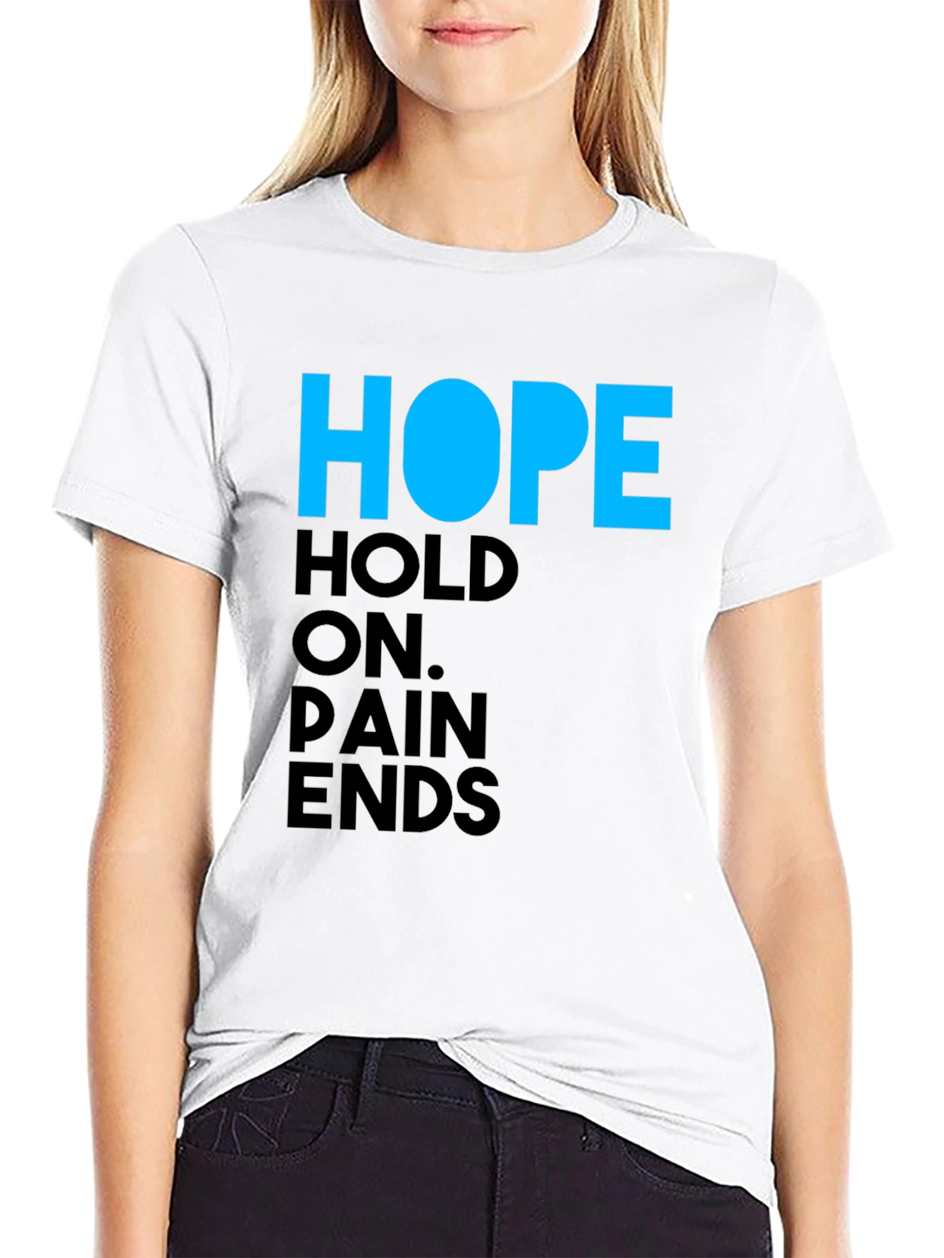 HOPE Hold On Pain Ends Graphic T-Shirt