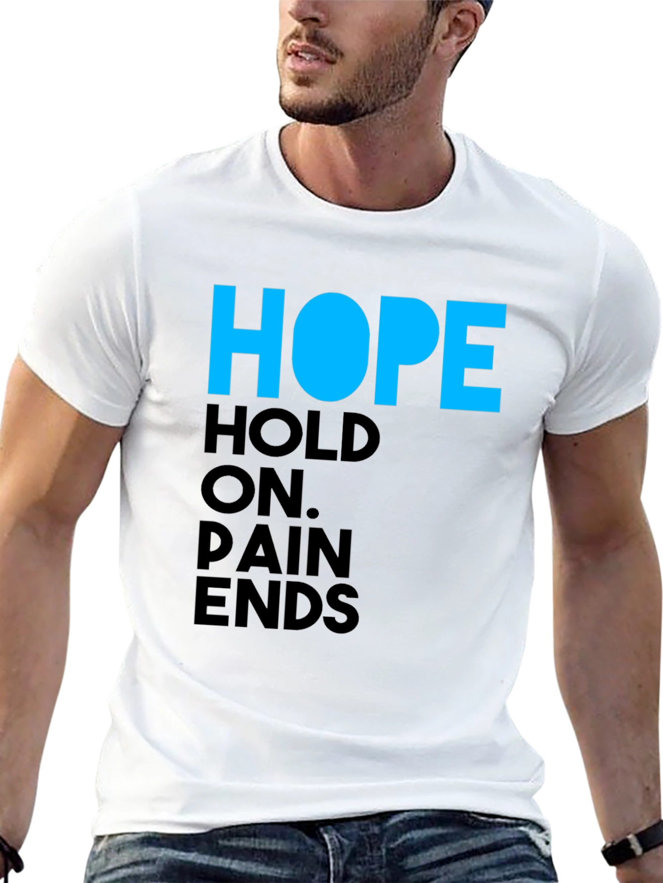 HOPE Hold On Pain Ends Graphic T-Shirt