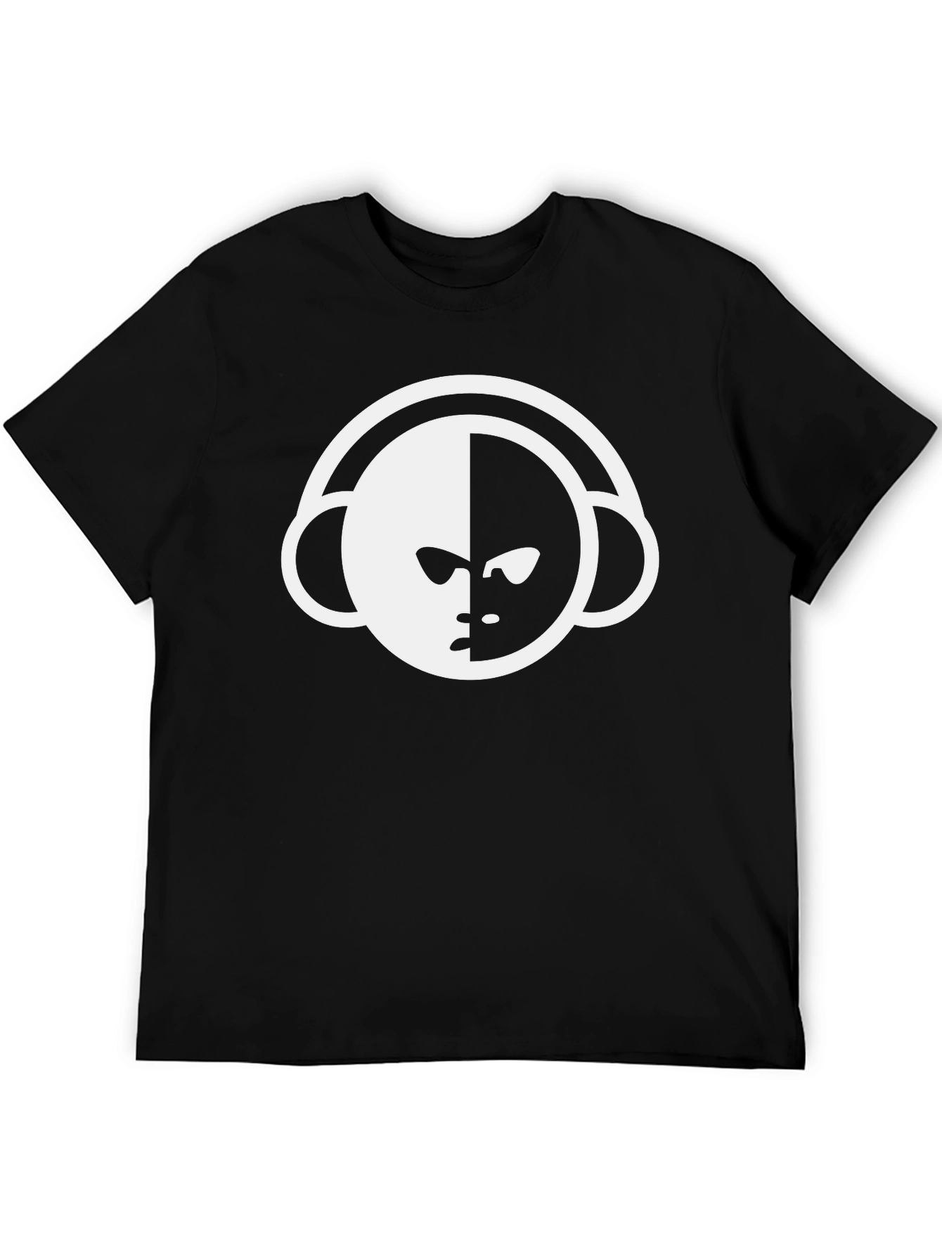 DJ Head Black T-Shirt