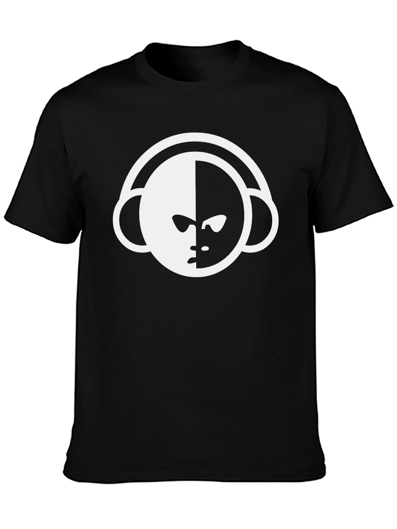 DJ Head Black T-Shirt