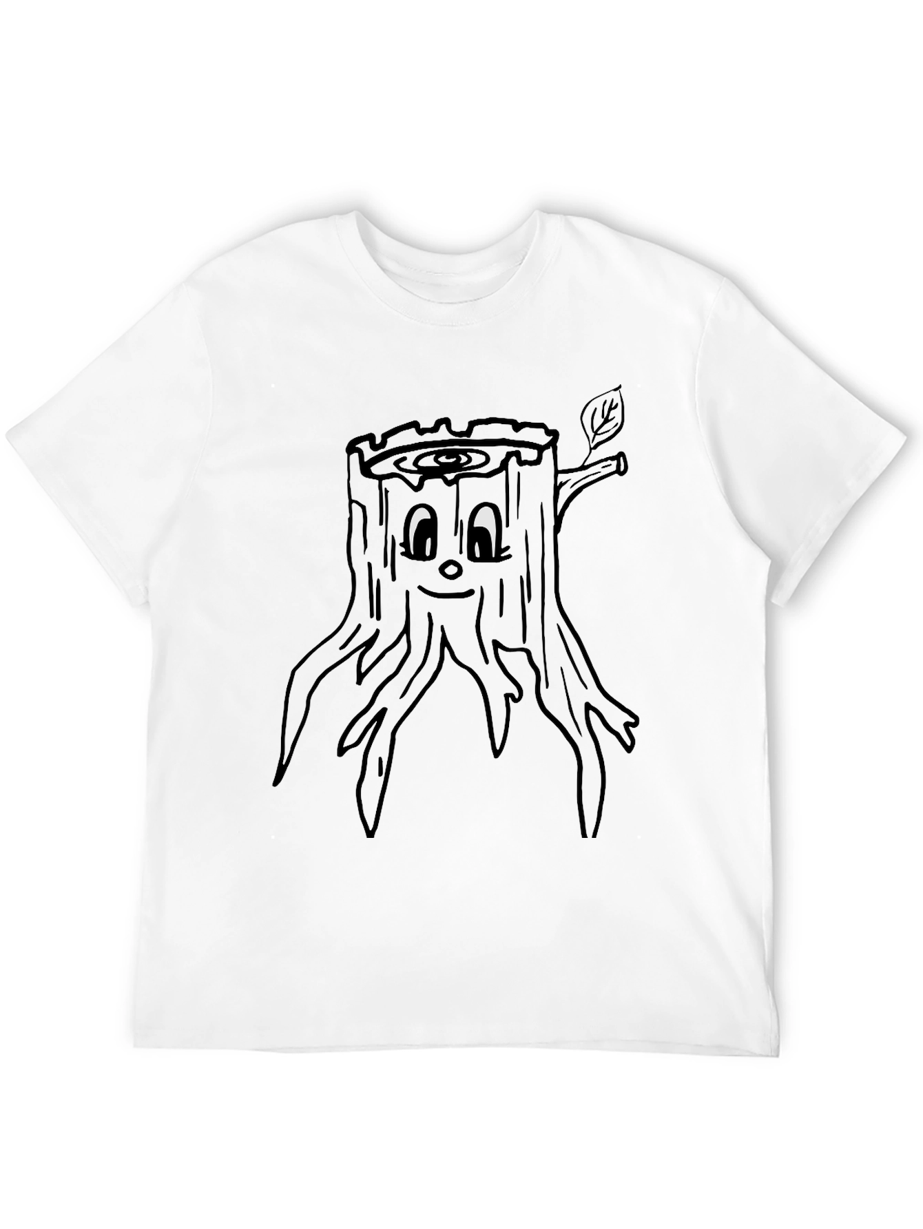 Funny Tree Stump Graphic Tee