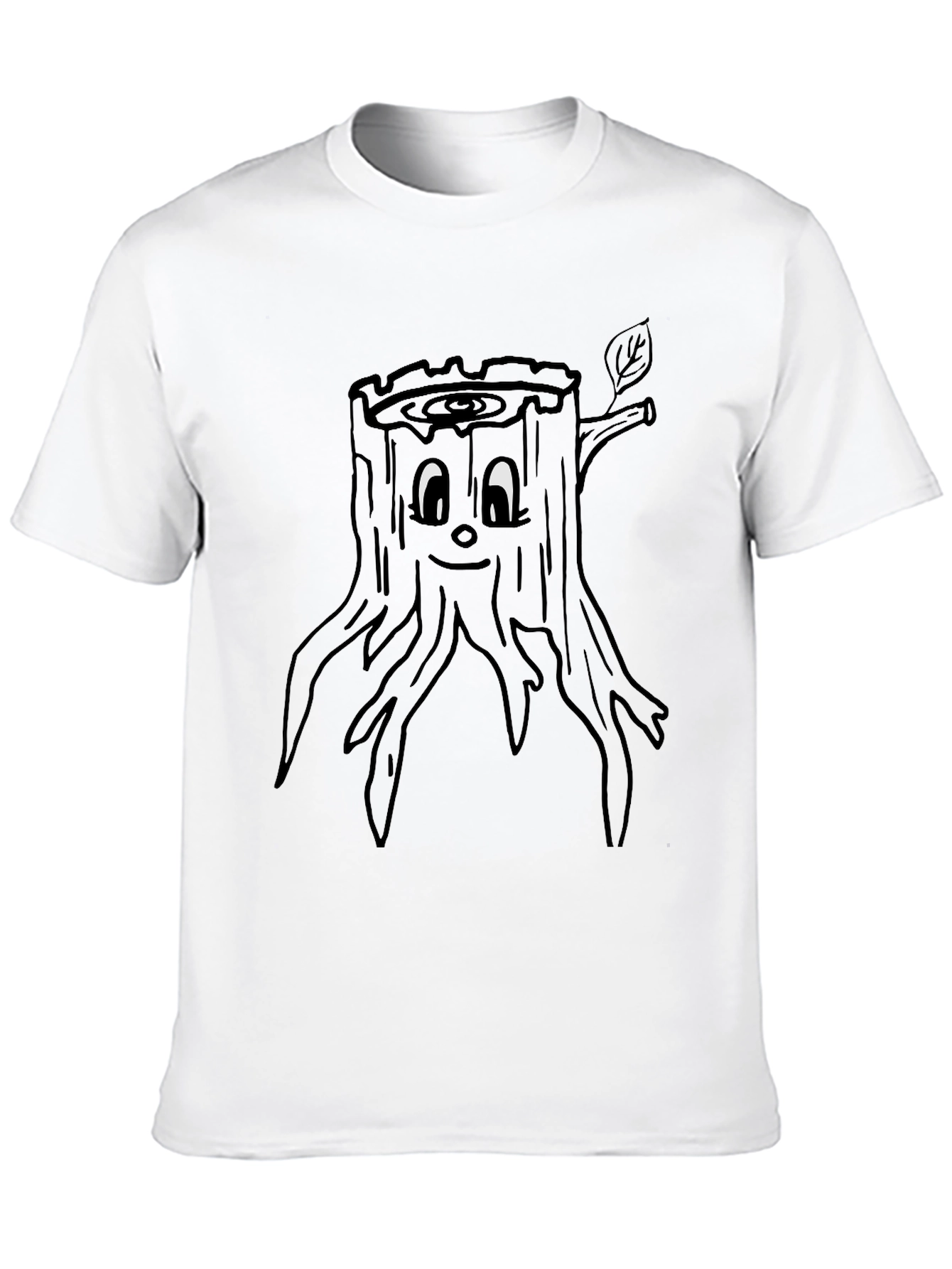 Funny Tree Stump Graphic Tee