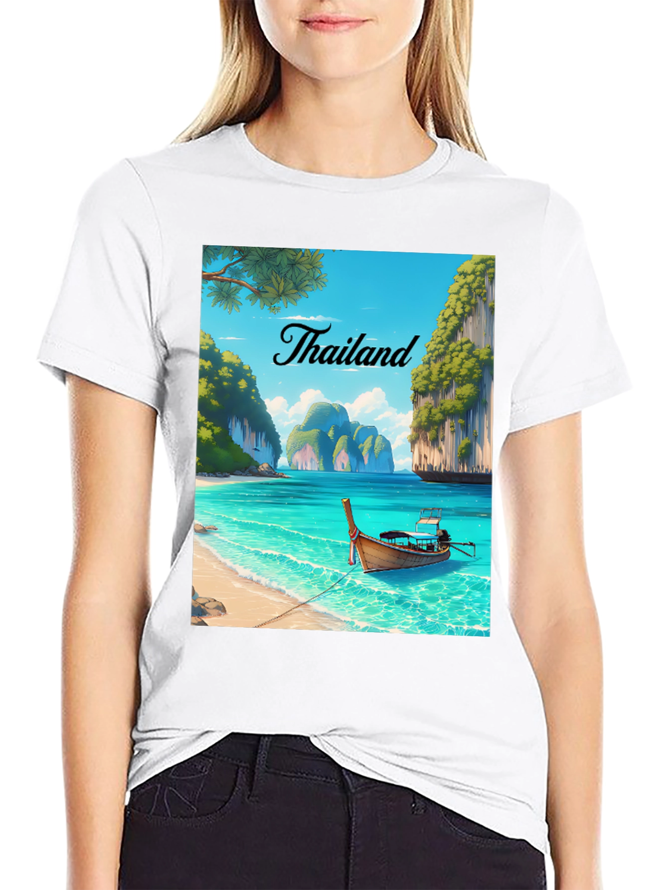 Thailand Beach T-Shirt - Tropical Vacation Tee