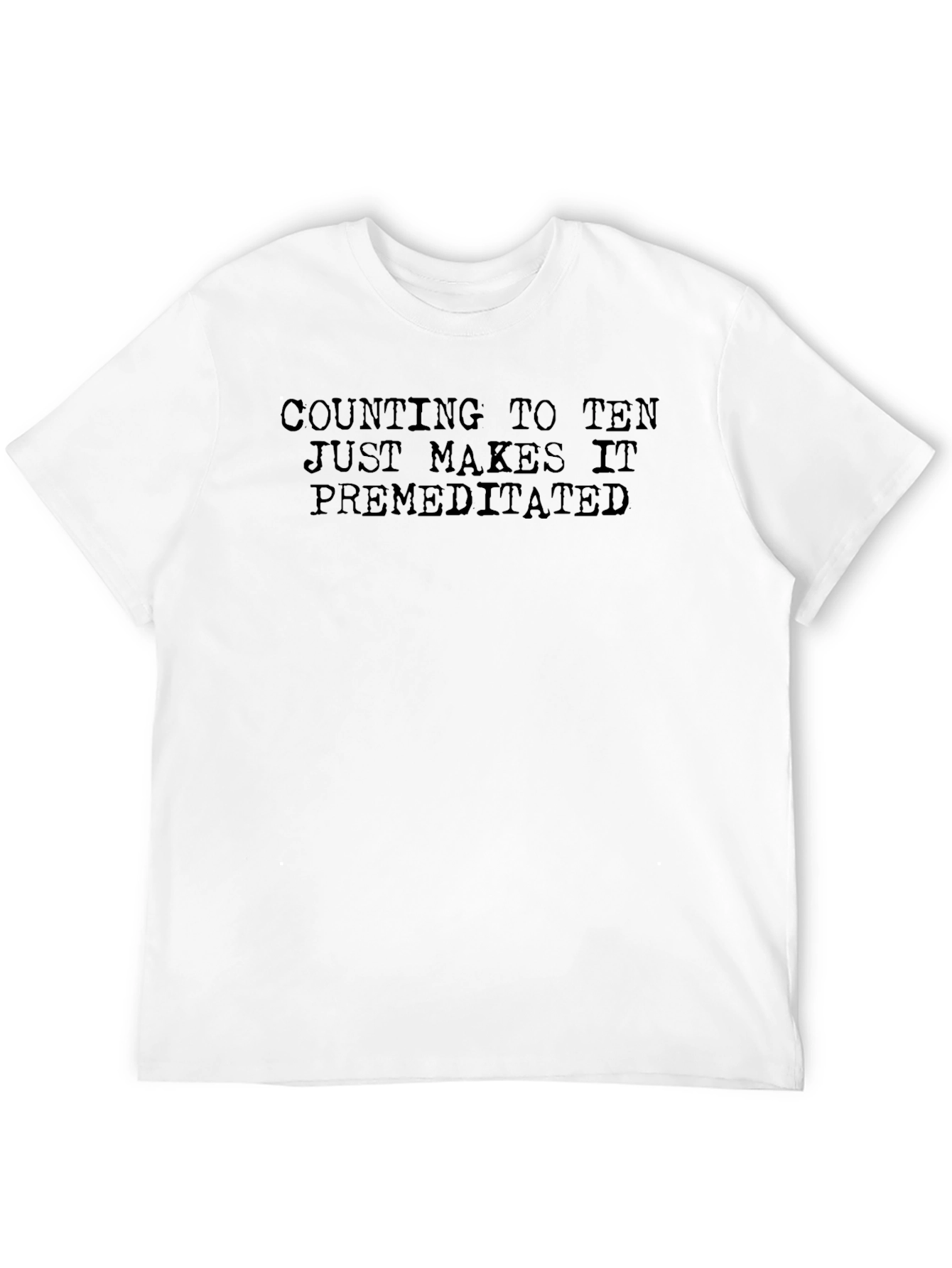 Counting To Ten Premeditated Graphic Tee