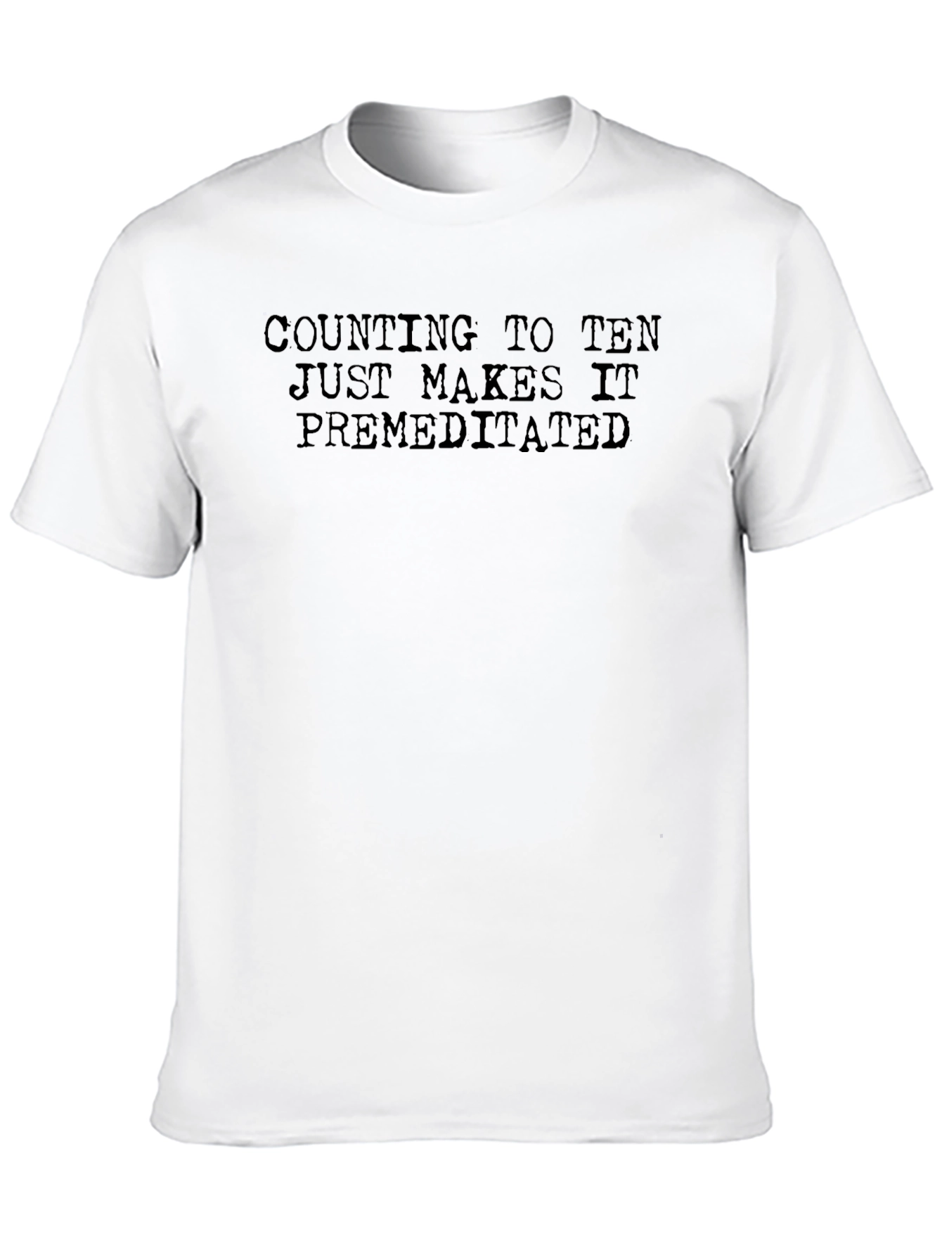 Counting To Ten Premeditated Graphic Tee