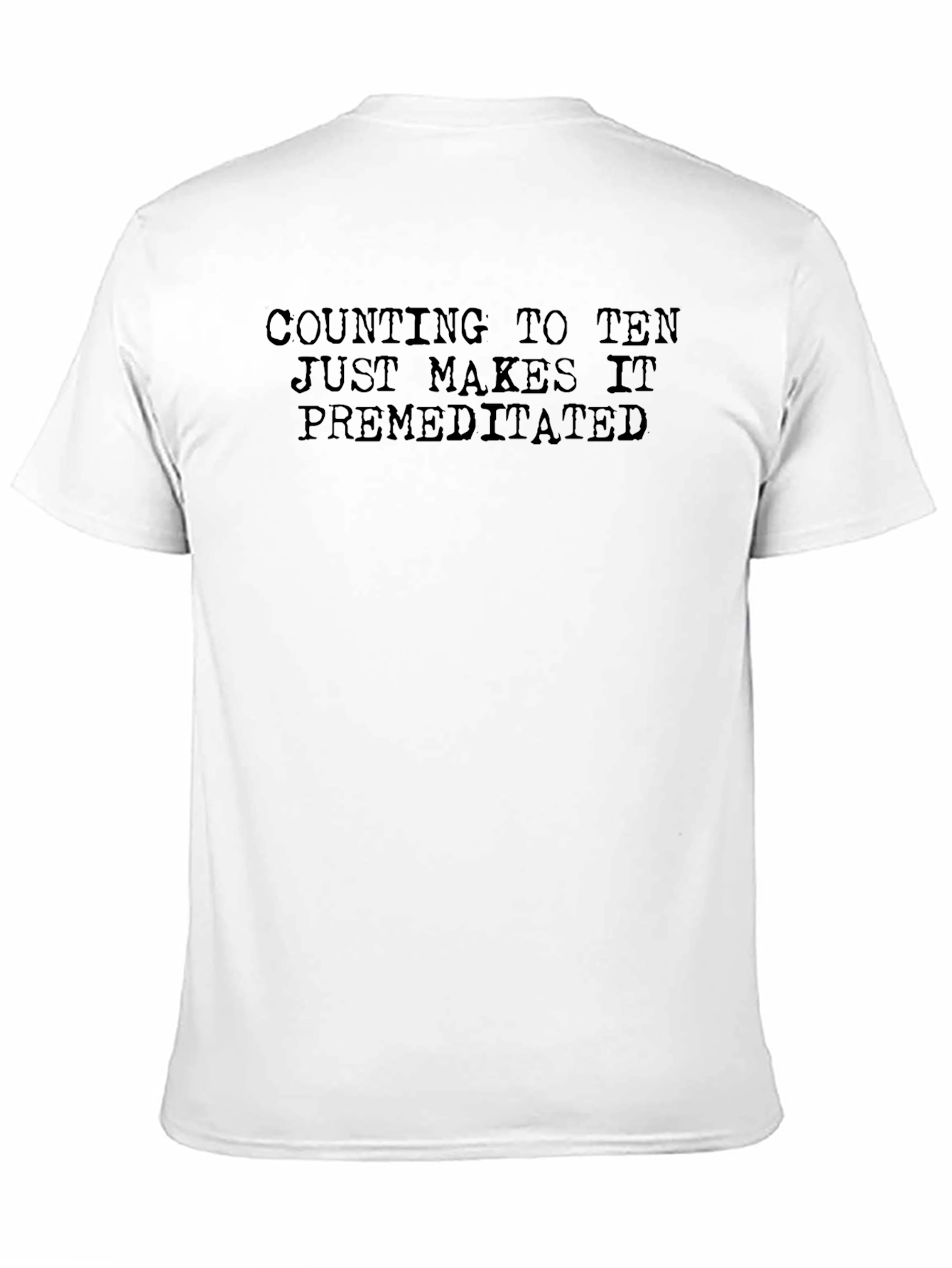 Counting To Ten Premeditated Graphic Tee