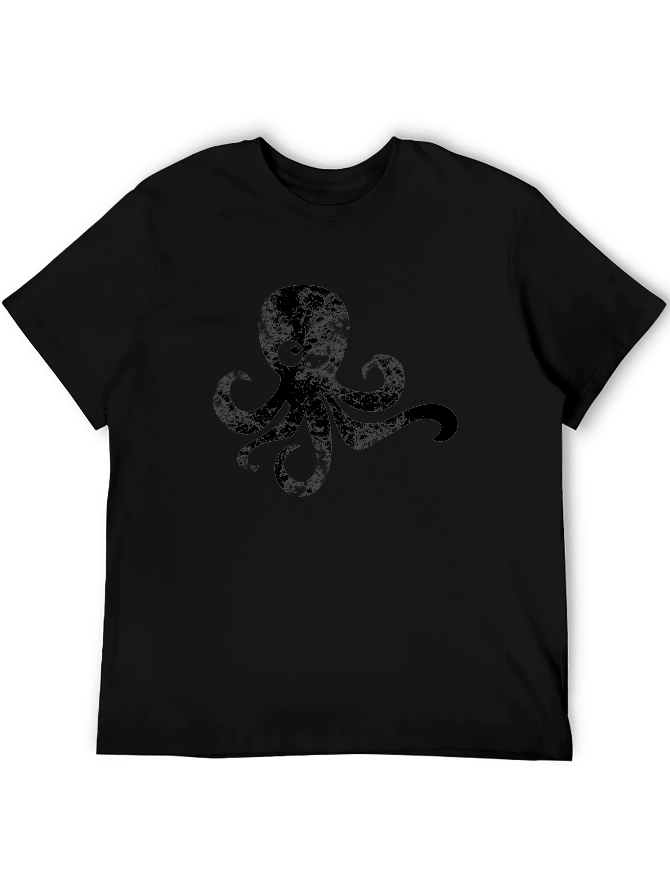 Black Octopus Graphic Tee - Trendy Casual Wear