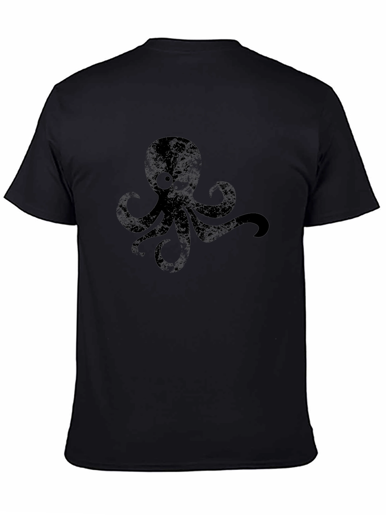 Black Octopus Graphic Tee - Trendy Casual Wear