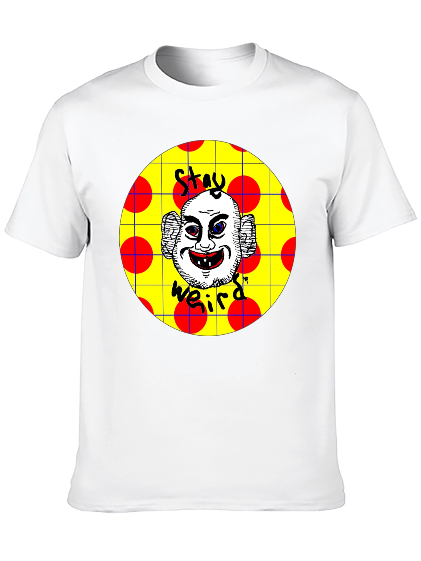 Stay Weird T-Shirt: Unique Graphic Tee Black Cotton
