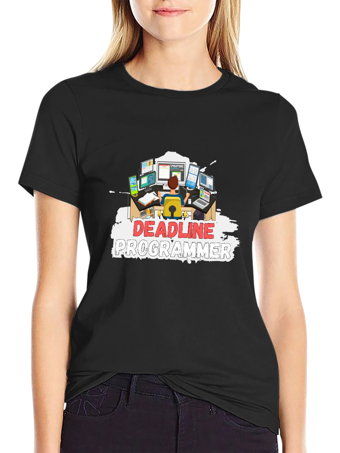 Deadline Programmer Graphic T-Shirt