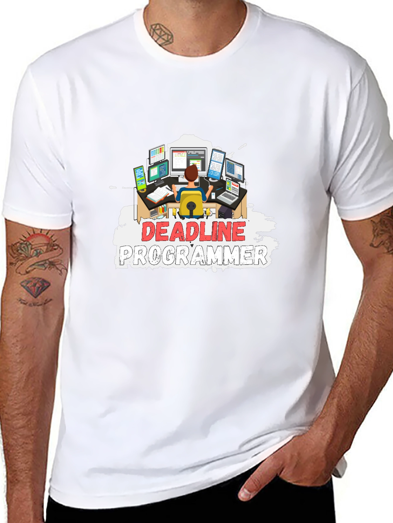 Deadline Programmer Graphic T-Shirt