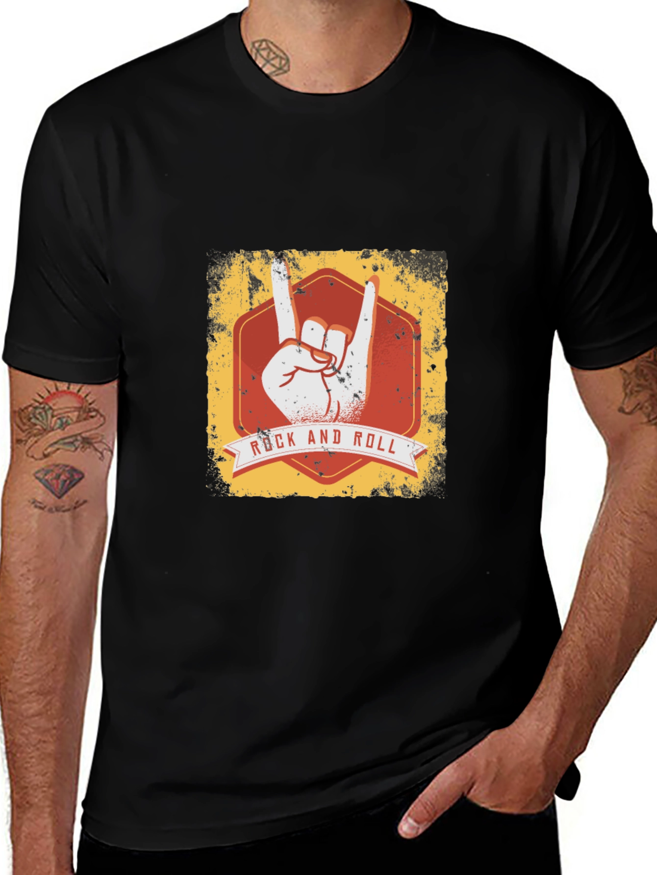 Rock and Roll Graphic T-Shirt