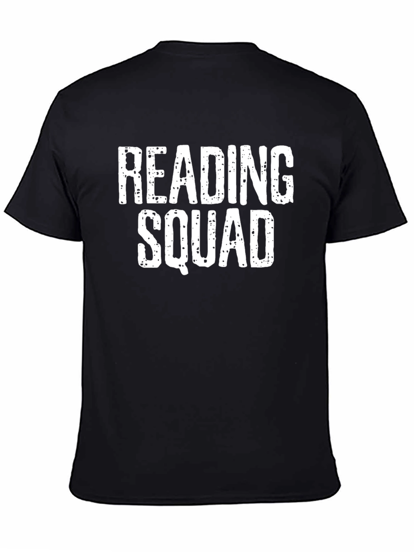 Reading Squad Black T-Shirt - Book Lover Apparel