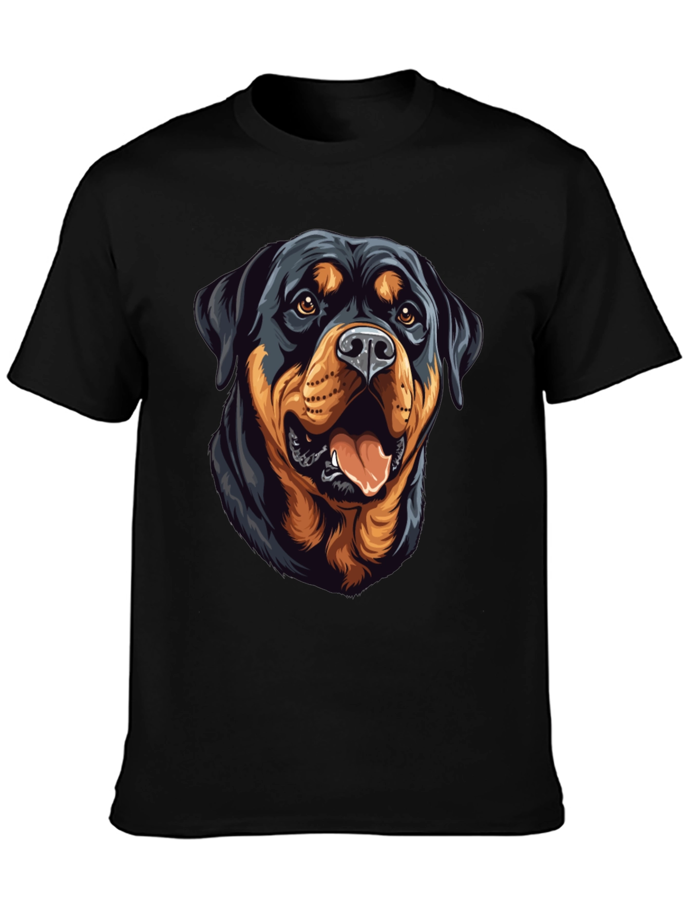 Rottweiler Dog Graphic T-Shirt - Stylish Canine Tee