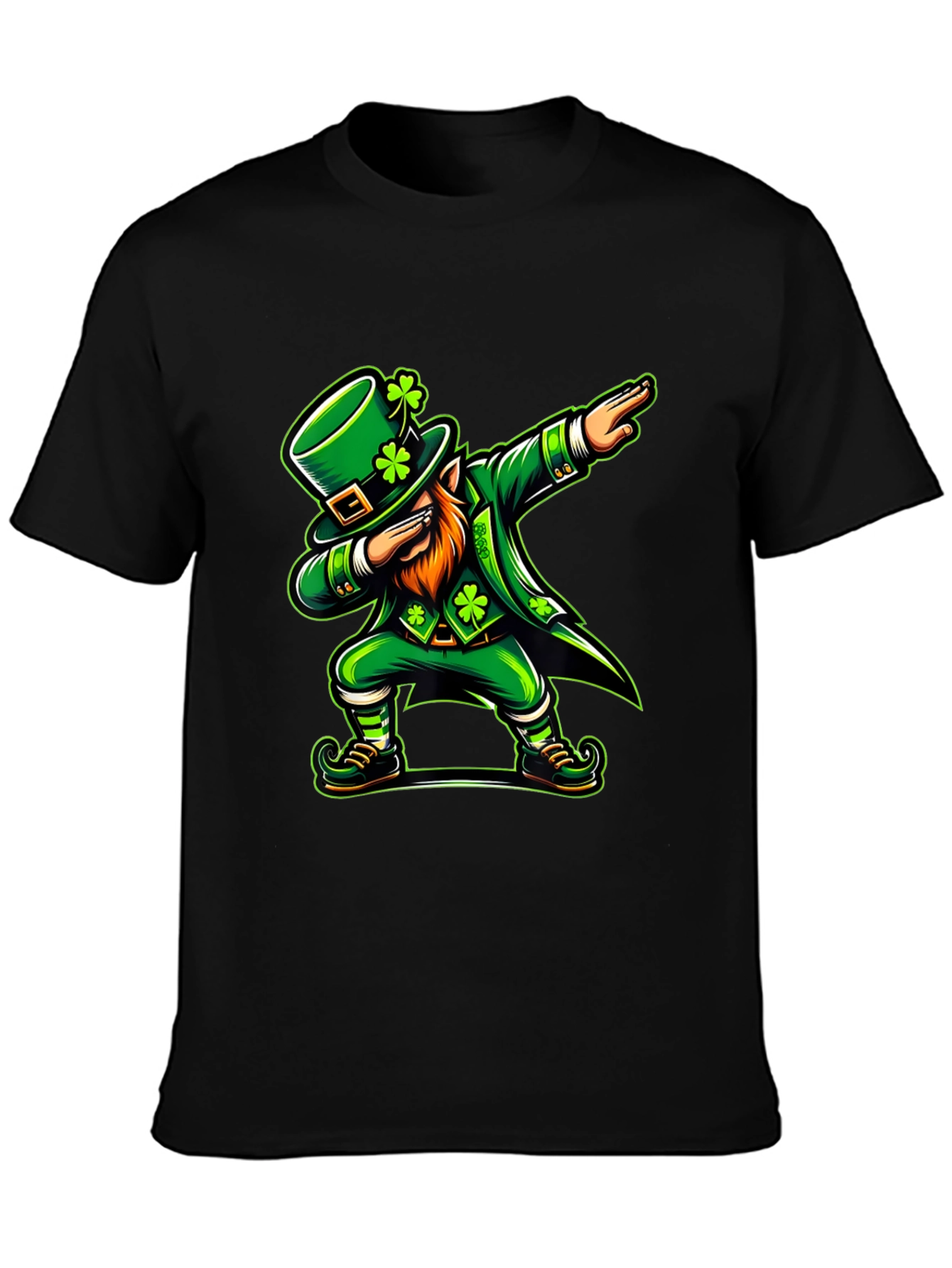 St Patricks Day Leprechaun Dabbing T-Shirt