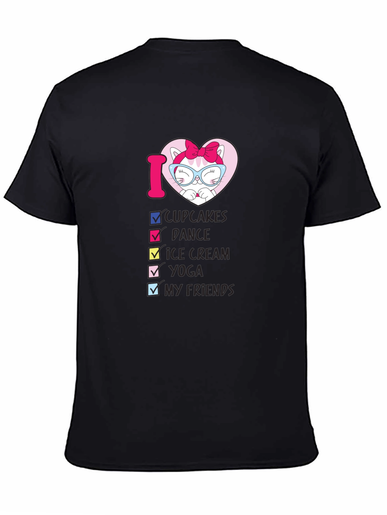 I Love Cat Cupcakes T-Shirt