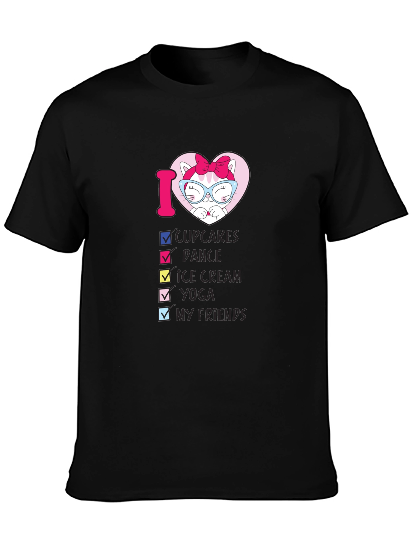 I Love Cat Cupcakes T-Shirt